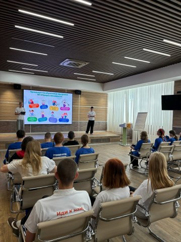 в гостях были ребята из Образовательного центра № 3